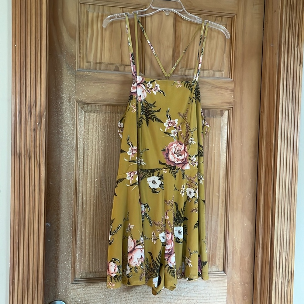 Spaghetti strap romper